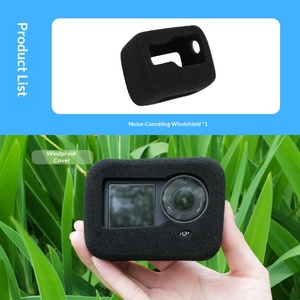 โฟมลดเสียงลม ปลอกหุ้มฟองน้ำกันลม สำหรับกล้อง DJI Osmo Action 3 4 5 Pro อุปกรณ์เสริมกล้อง - Product Image 6