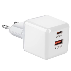 美国欧盟英国插头PD 20w <span class=keywords><strong>C</strong></span>型电源适配器QC3.0迷你快速充电智能手机<span class=keywords><strong>USB</strong></span> A + <span class=keywords><strong>C</strong></span>壁式充电器 - Product Image 2