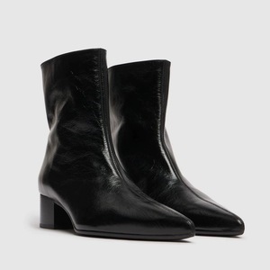 Stivaletti da <span class=keywords><strong>donna</strong></span> in vera pelle importati in pelle di vitello di alta qualità personalizzati per <span class=keywords><strong>donna</strong></span> stivaletti ortopedici - Product Image 2