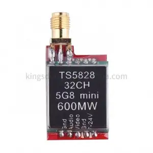 FPV 5.8GHz TS5828 600mW 48通道迷你无线影音发射发射模块，用于gopro FPV四轴飞行器5.8G接收器