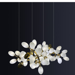 Lámpara Colgante de Cristal de Uva para Sala de Estar de Villa Grande Personalizada, Diseño Creativo Moderno, Arte Decorativo, Lámpara Colgante LED - Product Image 2