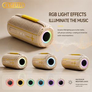 Enceinte sans fil portable XTAURIPortable, version BT 5.5, qualité sonore <span class=keywords><strong>HiFi</strong></span>, enceinte stéréo extérieure, radio LED RGB pour Oppo Vivo Realme - Product Image 4