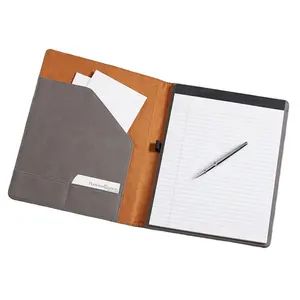 Da Bền Notepad Dây Kéo Văn Phòng Kinh Doanh A4 Bán Buôn Padfolio