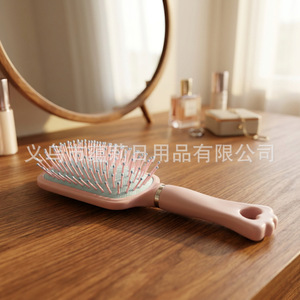 Cepillo de masaje para el cabello Yunli, ovalado, de silicona, antiestático, con pala grande, para uso general. - Product Image 1