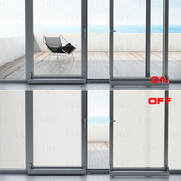 PDLC Smart Film Verre ITO Matériau commutable Teinte de Super Haute Transparent à Opaque Privacy Gradation Window Film