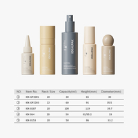Bouteille d'emballage cosmétique en plastique PET de luxe personnalisée en gros, 30 ml, 40 ml, 60 ml, 80 ml, 100 ml, 150 ml, avec pompe pulvérisateur pour lotion corporelle