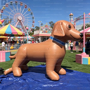 Modèle de chien <span class=keywords><strong>teckel</strong></span> gonflable géant de haute qualité avec logo personnalisé pour la publicité des animaleries/présentation en centre commercial/festival/événement - Product Image 2