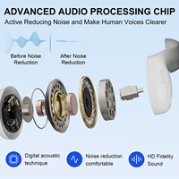 Mini Amplificador de Sonido para el Oído Cic, el Más Vendido en Asia, Audífono Invisible Pequeño Recargable
