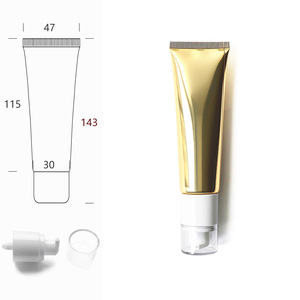 <span class=keywords><strong>Tube</strong></span> de maquillage vide de luxe en gros de 100g 120g en aluminium-plastique, conçu pour le nettoyant facial, la crème solaire, la lotion, la crème de soin de la peau - Product Image 6