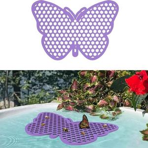 Station flottante pour eau Eva, 15,5 cm x 18 cm, hexagonale, pour bassin de jardin, décorations écologiques pour abeilles et papillons - Product Image 4
