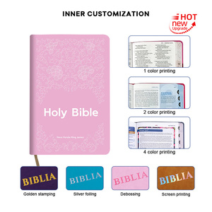 Fabricant <span class=keywords><strong>de</strong></span> livres bibliques très reconnu, impression <span class=keywords><strong>de</strong></span> livres <span class=keywords><strong>de</strong></span> qualité supérieure, design unique et fiable, couverture rose, impression <span class=keywords><strong>de</strong></span> la <span class=keywords><strong>Bible</strong></span> <span class=keywords><strong>de</strong></span> Jésus - Product Image 5