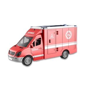 EPT Offre Spéciale enfant 1:16 <span class=keywords><strong>jouet</strong></span> à friction inertielle <span class=keywords><strong>Ambulance</strong></span> son <span class=keywords><strong>ambulance</strong></span> médicale véhicule de sauvetage jouets - Product Image 4