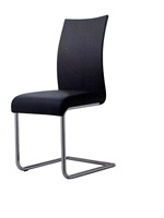 Chaises de salle à manger en cuir PU de luxe moderne, pieds en métal, dossier haut, panneau MDF, hauteur réglable, utilisation à domicile, appartement, salle de bain, salons