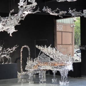 <span class=keywords><strong>Pianoforte</strong></span> <span class=keywords><strong>a</strong></span> Coda Moderno in Cristallo di Alta Qualità con Sistema di Riproduzione Automatica per Concerti ed Eventi - Product Image 4