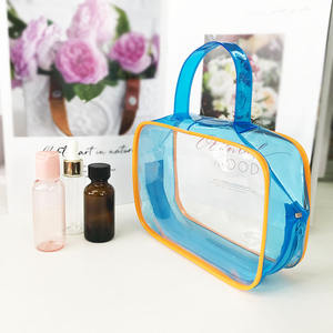 PVC Transparent Waterproof <b>Travel</b> Zipper <b>Cosmetics</b> and Toiletries Storage <b>Bag</b> - Product Image 4