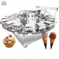 Machine industrielle semi-automatique commerciale pour la fabrication de cornets de crème glacée, en promotion