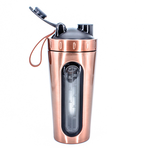 Großhandel heißer Verkauf <span class=keywords><strong>Blender</strong></span> ing Ball Protein direktes Trinken benutzer definierte Logo Edelstahl 304 <span class=keywords><strong>Shaker</strong></span> Flasche mit Metallkugel - Product Image 3