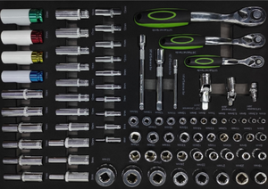 ELEHAND Wholesale Auto Repair <b>Tool</b> Cart <b>Set</b> With <b>Tools</b> 72-tooth Ratchet 7-layer Heavy-duty 200 Pieces <b>Hand</b> Push - Product Image 5