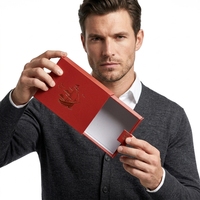 Boîte cadeau à coque dure boîte d'emballage personnalisée à double porte boîte cadeau personnalisée en matériaux respectueux de l'environnement de conception haut de gamme