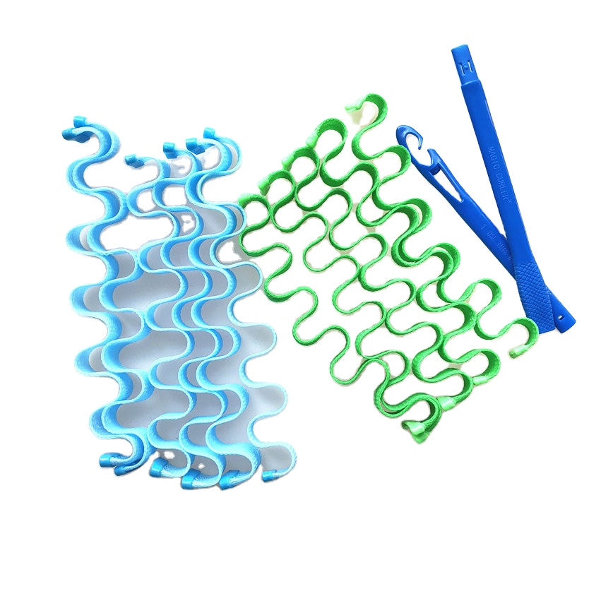 Набор для укладки без тепла, волшебные бигуди для волос для женщин и девочек