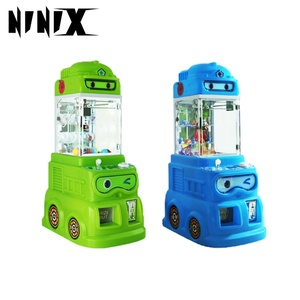 Factory Wholesale Coin Operated Arcade Game <b>Mini</b> Fire Truck Claw Machine with Plush Toy for Kids - Product Image 6