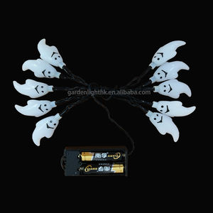 Guirnalda de Luces LED Blancas Fantasma, 10 LED, Funciona con Pilas, Decoración Navideña y de Halloween para Jardín, Patio, Puerta, Fiesta - Product Image 4