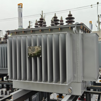 Transformateur de distribution triphasé immergé dans l'huile 11 kV 200 kVA, tension d'entrée et de sortie personnalisable