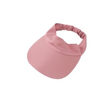 Topi Bisbol Wanita Warna Solid dengan Pinggiran Lebar dan Bagian Atas Terbuka, Kasual untuk Pemakaian Sehari-hari, Mode Musim Panas, Baru, Minimalis, Serbaguna, Topi Visor untuk Aktivitas Luar Ruangan.