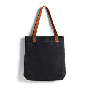 Sản Phẩm Mới Biểu Tượng Tùy Chỉnh Lớn Dày Canvas Tote Túi Với Dây Đeo Da - Product Image 6