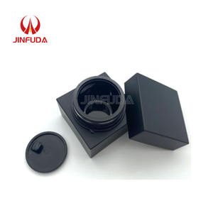 5g 10g 15g 30g 50g vente en gros personnalisé haut de gamme noir carré crème cosmétique contenant carré MS crème en plastique pot acrylique - Product Image 1