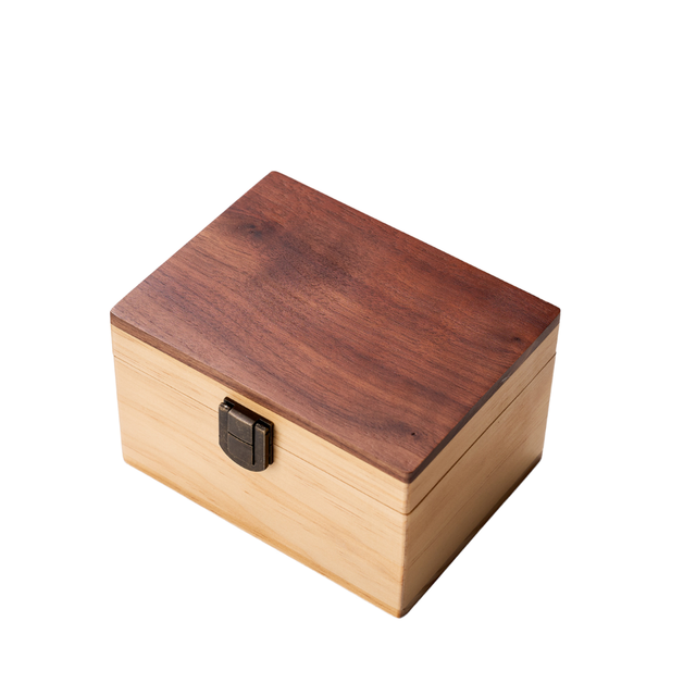 Customized Logo Personalized Square Natural Wood Bamboo Kraft Paper Eco-Friendly Guangdong Made Brand Gift Boxes for Watch
