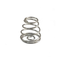 Muelle de compresión helicoidal para bolígrafos, muelle de compresión pequeño de Metal, bolsa de plástico de acero + caja de cartón Industrial, OEM, árbol de Navidad
