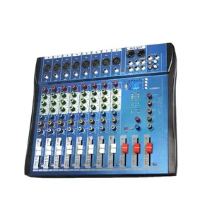 Neuer CT8 8-Kanal-USB-Soundeffektor Digital Audio Mixer mit 48V Phantom Power Digital Music Mixing Audio Console Mixer