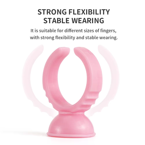 Glamlash Bán Buôn 100Pcs Lông Mi Dính Keo Container Trang Điểm Công Cụ Dùng Một Lần Lash Mở Rộng Keo Chủ Nhẫn - Product Image 2