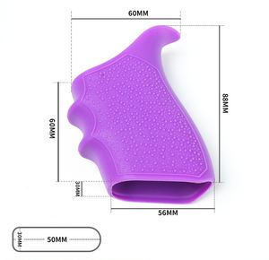 Housse de poignée en caoutchouc tactique pour la chasse, universelle, antidérapante, accessoire pour holster - Product Image 2