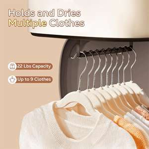 Mini asciugatrice manuale ad asciugatura rapida 5kg stendibiancheria portatile asciutto per la casa o i viaggi - Product Image 5