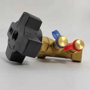 Flow Manual Brass Balance Valve For Air Conditioning Water System