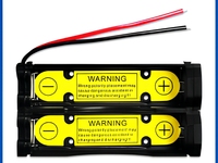 Support de batterie au lithium 18650 1S1P 1S2P 1S3P 1S4P 3.7V 7.4V 11.1V 14.8V avec carte de protection PCM BMS PCB 3A 5A