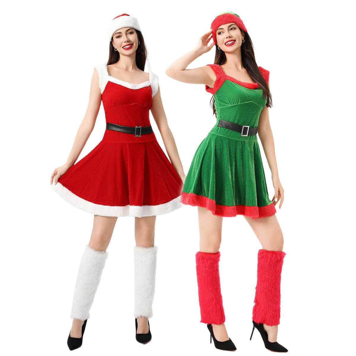 father christmas dress Velvet Celtic,Irish Santa Claus,Father Xmas ,Elf ,Mrs Xmas