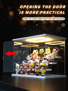 Modern Acrylic Anti-Rust Card Mount Module Figure Blind Box Gunpla Storage Dust Cover Easy Assembly Vertical 1 Shelf Desktop - Product Image 2