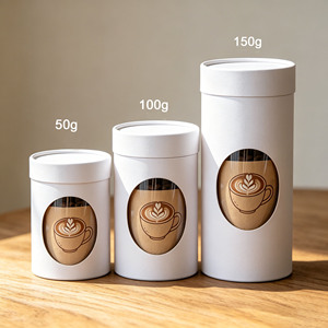 Tubo de Papel Reciclable y Ecológico con Logotipo Personalizado, Estampado en Caliente e Impresión UV para Envasado de Café y Té - Product Image 6