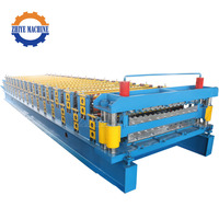Machine à fabriquer des tuiles de toiture à double couche 2-en-1, équipement de traitement des tôles métalliques multi-profils