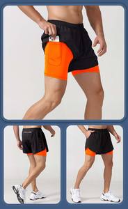 <b>Mens</b> Gym <b>Shorts</b> <b>Men's</b> Nylon Spandex <b>Shorts</b> <b>Slim</b> <b>Fit</b> <b>Shorts</b> for <b>Men</b> - Product Image 5
