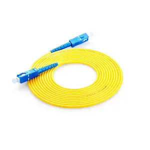 De fibra óptica único modo dúplex upc de cable de pc sc st cable de parche precio lc apc simplex lc-fc mpo fc cable de parche de fibra óptica