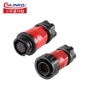 Cnlinko YM-24 IP68 công nghiệp không thấm nước Ổ cắm điện <span class=keywords><strong>14</strong></span> pin không thấm nước dẫn kết nối - Product Image 4
