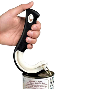 Abrebotellas de Cerveza Multifuncional de Metal, Abrelatas de Anillo Fácil con Agarre Antideslizante, Herramienta de Cocina - Product Image 1