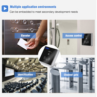 Lector RFID de Detección Automática Wiegand 125khz EM, Control de Acceso con Tarjeta de Proximidad, Lector de Códigos QR HM30-ID