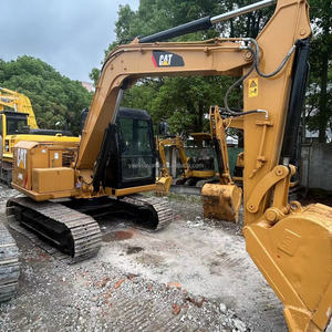 Machinerie de construction d'occasion d'origine japonaise, excavatrice CAT 308E, mini-excavatrice de 8 tonnes utilisée pour l'aménagement paysager. - Product Image 5
