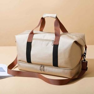Sac de voyage en toile, sac à dos de week-end, sac de sport grande capacité pour hommes, femmes, unisexe, avec compartiment à chaussures, sac de voyage - Product Image 3