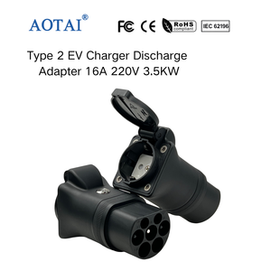 Adaptador de Descarga para Cargador de Vehículos Eléctricos AOTAI Tipo 2 a Schuko con Interruptor para Estación de Carga Tipo 2 - Product Image 5